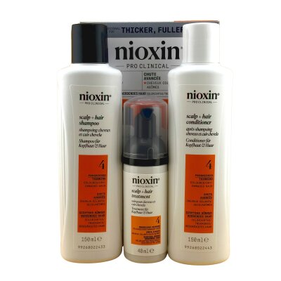 Nioxin 4 sichtbar dünneres coloriertes Haar