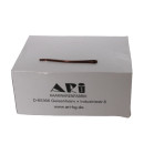 Haarklemmen 250 g 5 cm braun