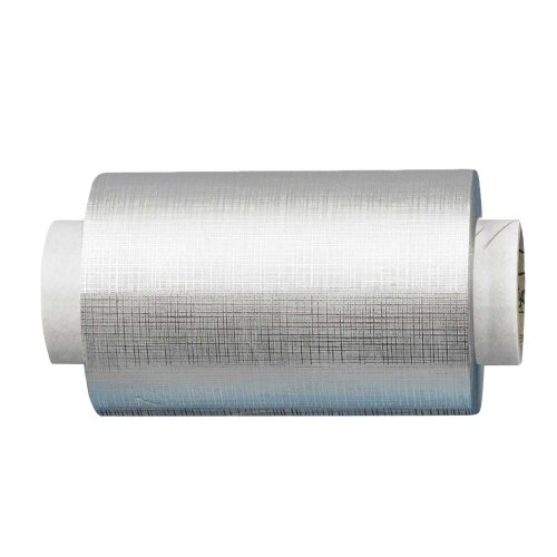 Comair Alusträhnenfolie mit Struktur silber 16 my 12cm x 100m