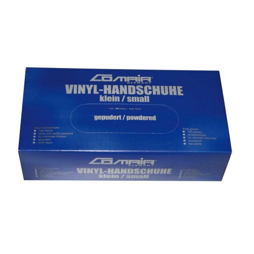 Comair Vinylhandschuhe gepudert klein 100er Box