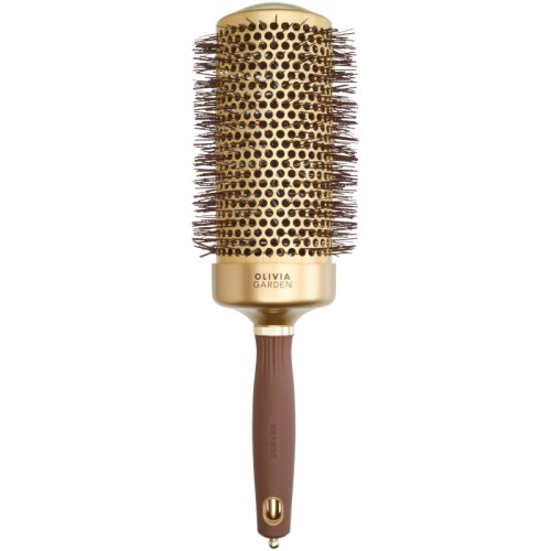 Olivia Garden Expert Blowout Speed Gewellte Borsten Wavy Bristles Gold&Brown 65