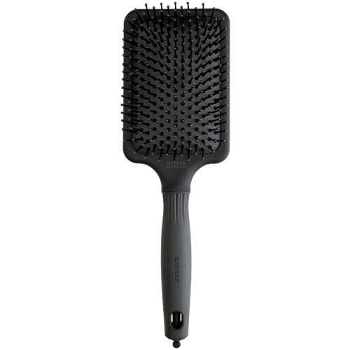 Olivia Garden Expert Care Rectangular Nylonborsten Black Label L
