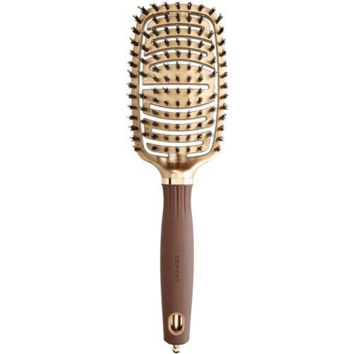 Olivia Garden Expert Care Flex Wildschwein-/Nylonborsten Gold&Braun