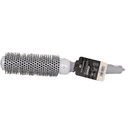 Olivia Garden Expert Blowout Speed Gewellte Borsten Weiß&Grau 35 mm