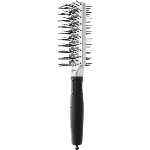 Olivia Garden Essential Style Double Tunnel Nylonborsten Silber