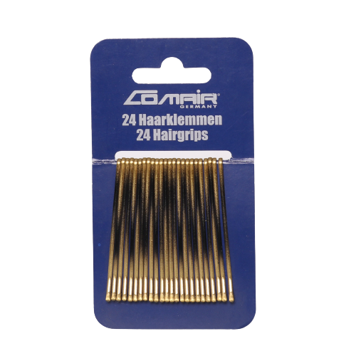 Comair Haarklemmen "Klassik" 24er Karte ca. 5,5 cm havanna