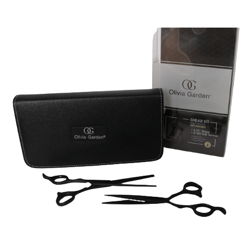 Olivia Garden SilkCut PRO Matt Black 2er Set HS 5,75/MS 6,0 EUR LH