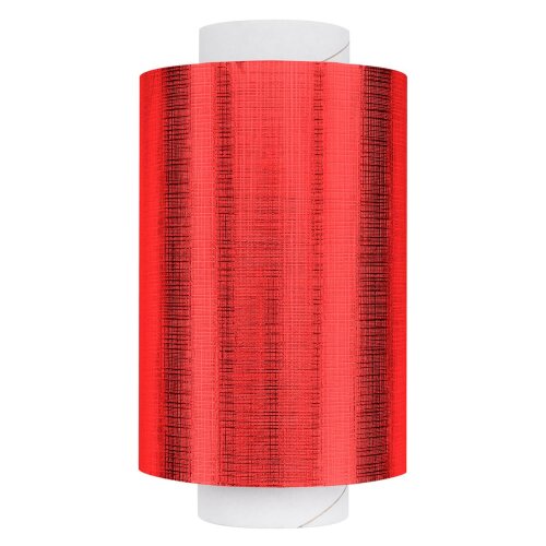 Fripac Alu-Haarfolie Super-Plus geprägt rot, 12 cm x 100 m x 15 my