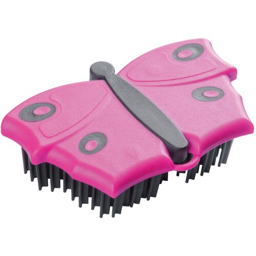 V7 Kleiderbürste Schmetterling pink