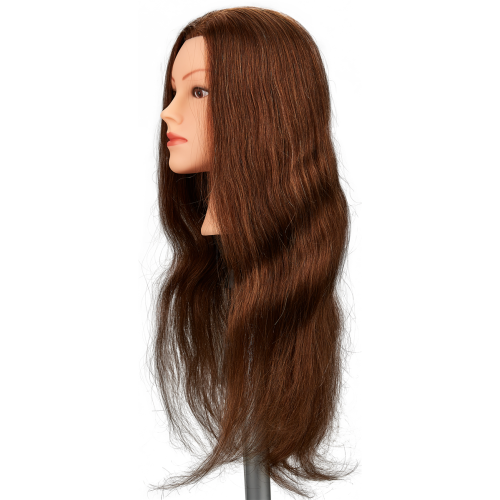 Fripac Übungskopf 60 cm 100% Echthaar, hellbraun