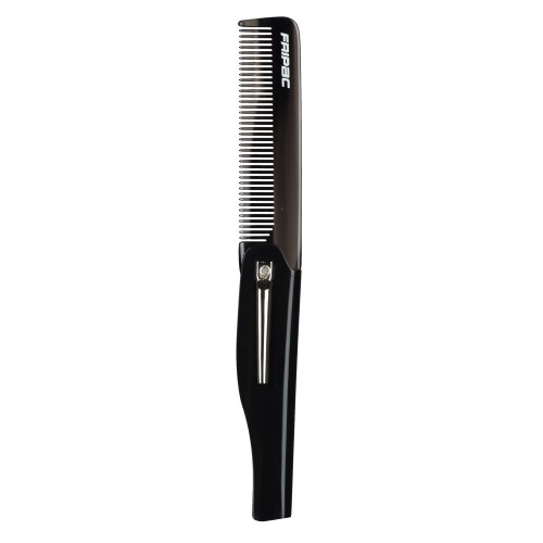 Fripac Ebonite Nummer 302 Haarschneidekamm - 18,5 Cm Langer Kamm Aus Naturkautschuk Für Professionelle Nutzung
