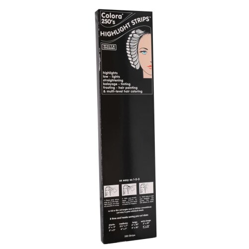 Colora Highlight Strips Strähnenpapier 10x40,5cm 250 Blatt