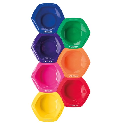 Comair Färbeschalenset Rainbow Large 7teilig Rainbow 350 ml
