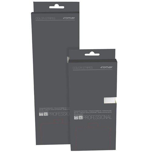 Comair Color Stripes lang 95x300mm 200 Stück silber