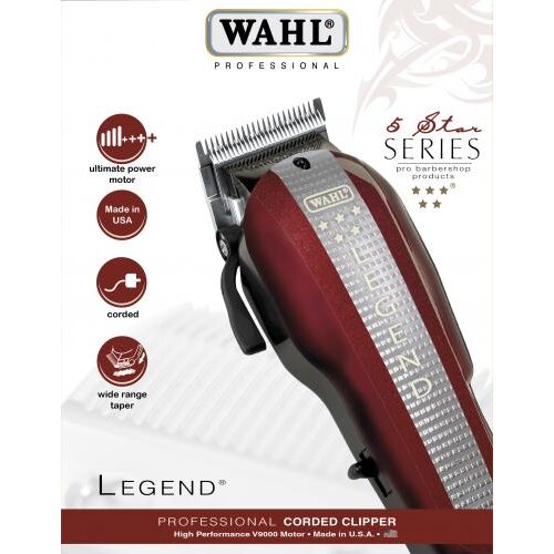Wahl HSM Legend bordeaux/slb Model 8147  230V Netz- Haarschneidemaschine