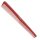 Hercules Sägemann C7 rot Facon-Haarschneidekamm   7"