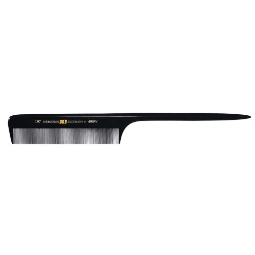 Hercules Sägemann Stielkamm Naturkautschukkamm 8 1/2"  197W/498W