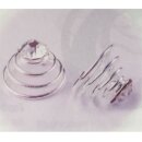 Haarspirale Straßstein klein 6 Stück