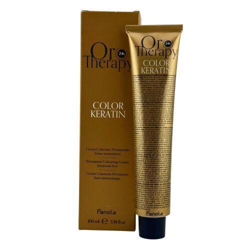 Fanola Oro Therapy Color Keratin 6,3 Dunkelblond Gold 100 ml