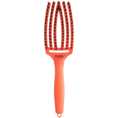 Olivia Garden Fingerbrush Care Iconic Boar&Nylon Orange Spritz