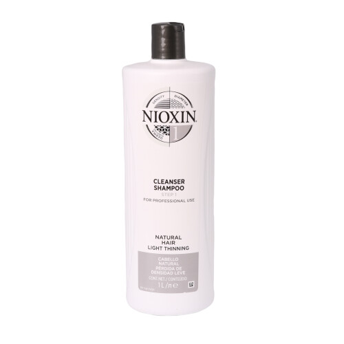 NIOXIN Cleanser Shampoo System 1 für feines naturbelassenes Haar 1000 ml
