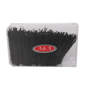 A&A Haarklemmen Box 240er 6 cm schwarz gewellt