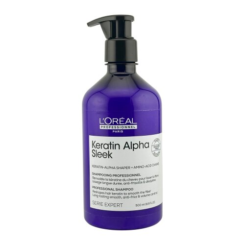 Loreal Serie Expert Keratin Alpha Sleek Shampoo 500 ml