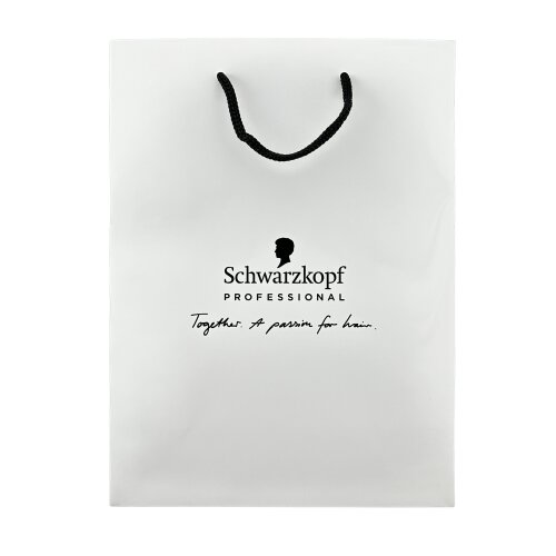 Schwarzkopf Papiertragetasche Weiss
